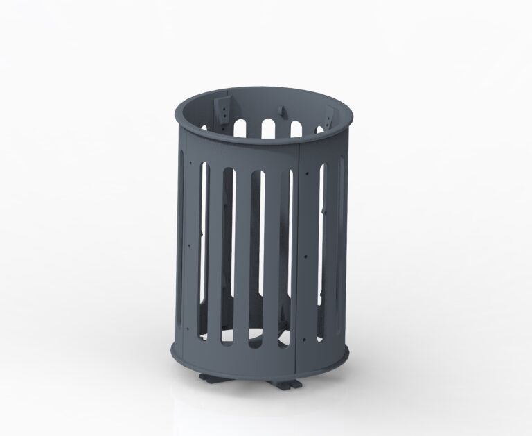 Heavy-Duty Aluminum Casting Dustbin_microtech